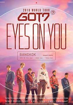 GOT7 2018 World Tour EYES ON YOU in Bangkok
